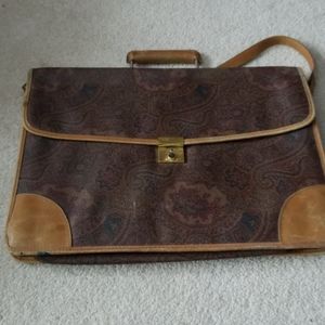 Vintage Paisley briefcase